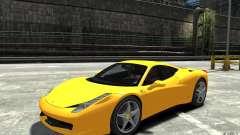 Ferrari 458 Italia 2010 v3.0 для GTA 4