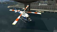 Bell412/NYPD Air Sea Rescue Helicopter для GTA 4