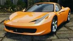 Ferrari 458 Italia 2010 v3.0 для GTA 4