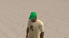 Кепка newyorkyankiys зелёная для GTA San Andreas
