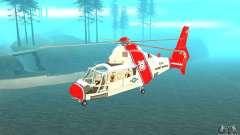 AS-365N береговой охраны США для GTA San Andreas
