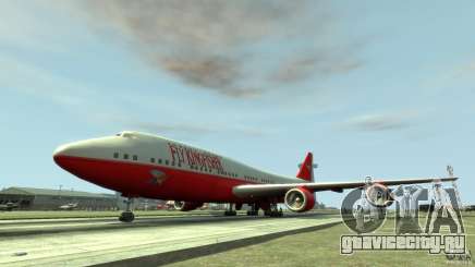 Fly Kingfisher Airplanes with logo для GTA 4