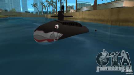 Vice City Submarine with face для GTA Vice City
