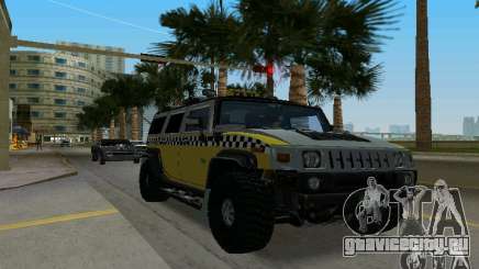 Hummer H2 SUV Taxi для GTA Vice City