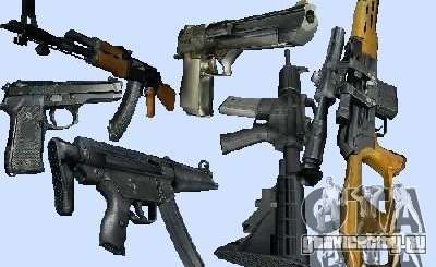Max Payne 2 Weapons Pack v1 для GTA Vice City