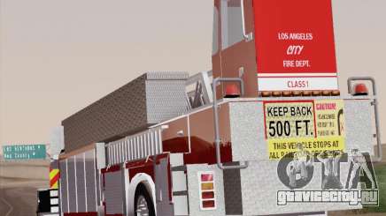 Pierce Arrow XT LAFD Tiller Ladder Trailer для GTA San Andreas