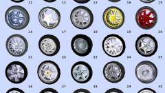 Super Wheel Mods v2 для GTA Vice City