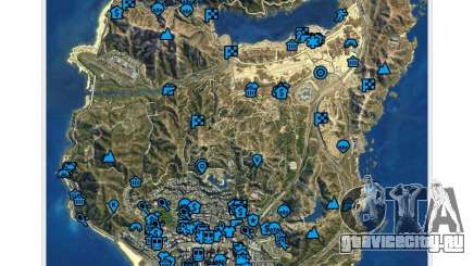 GTA V: The Manual: интерактивная карта местности для GTA 5