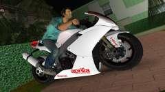 Aprilia RSV4 2009 White Edition I для GTA Vice City
