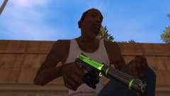 Chrome Green Weapon Pack для GTA San Andreas