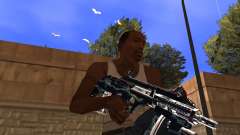 Blue Chrome Weapon Pack для GTA San Andreas