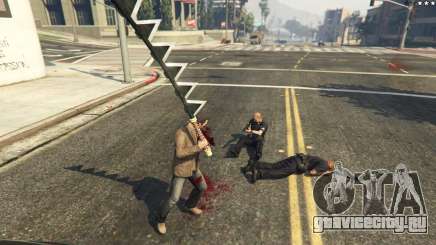 Anime Sawtooth Cutlery для GTA 5