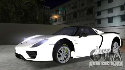 2016 Porsche 918 Spyder Weissach Package для GTA Vice City