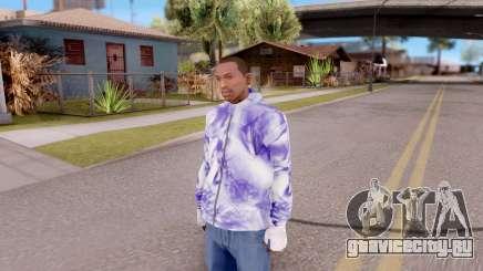 Фиолетовая толстовка для GTA San Andreas