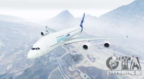 Airbus A380-800 v1.2 [replace] для GTA 5