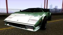 Lamborghini Countach Extra Wide Wheels для GTA San Andreas