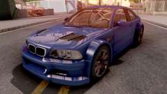 BMW M3 E46 GTR Blue для GTA San Andreas