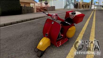 Piaggio Vespa VNB 125 Pizzaboy IVF для GTA San Andreas