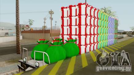 Christmas Railway Wagon для GTA San Andreas
