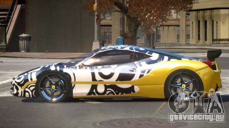Ferrari 458 SRI-37 PJ4 для GTA 4