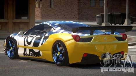 Ferrari 458 SRI-37 PJ4 для GTA 4