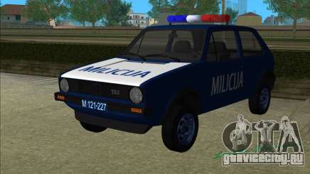 VW Golf Mk1 Yugoslav Yugoslav Milicija (police) для GTA Vice City