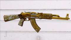 AK47 GOLD DRAGON для GTA San Andreas