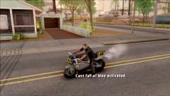 Can Not Fall Off The Bike для GTA San Andreas