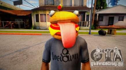 Fortnite Durr Burger Mask for Cj для GTA San Andreas