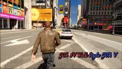 GTA IV Walk Style GTA V для GTA 4