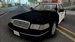 Ford Crown Victoria 1998 CVPI LAPD v2 для GTA San Andreas