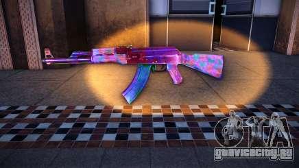 AK-47 Skin Rusty Rainbow для GTA Vice City