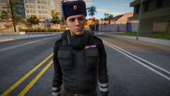 Сотрудник ДПС в зимней форме v1 для GTA San Andreas