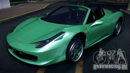 Ferrari 458 Spider 2011 для GTA Vice City
