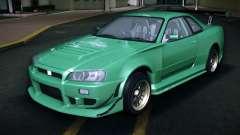 Nissan Skyline GT-R V-Spec R34 02 v1 для GTA Vice City
