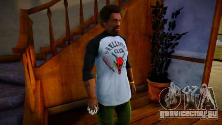 Stranger Things Hellfire Club Shirt для GTA San Andreas