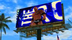 The Rock WWE2k22 Billboard для GTA Vice City