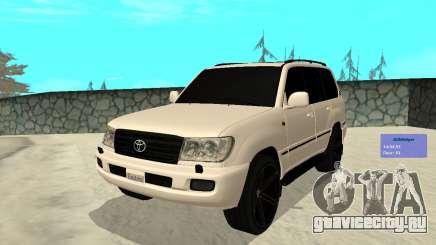 Toyota Land Cruiser 100 Series для GTA San Andreas