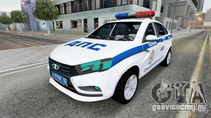 Lada Vesta Police (GFL) 2015 для GTA San Andreas
