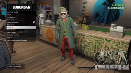 Видео от канала The Sonic Flare Gamer - праздничные костюмы в GTA Online