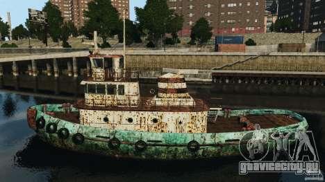 Realistic Rusty Tugboat для GTA 4