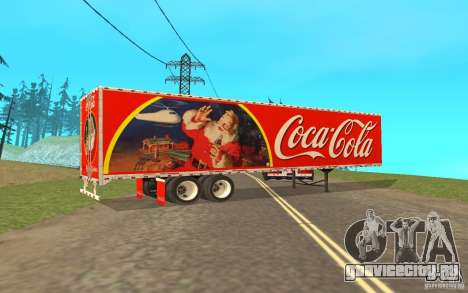 Полуприцеп к Peterbilt 379 Custom Coca Cola для GTA San Andreas
