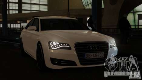 Audi A8 (D4, Typ 4H) 2010 Alpha для GTA 4