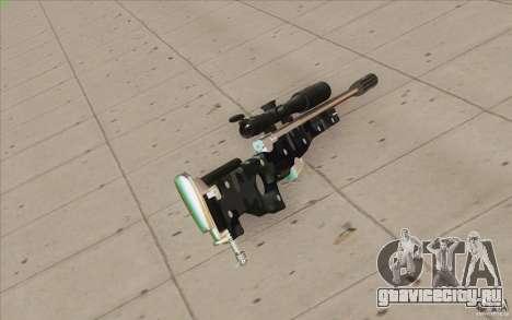 Low Chrome Weapon Pack для GTA San Andreas