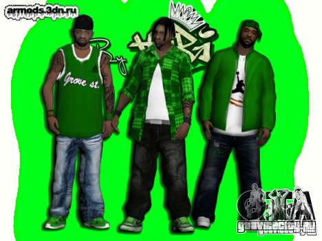 Skins Pack By AnRi для GTA San Andreas