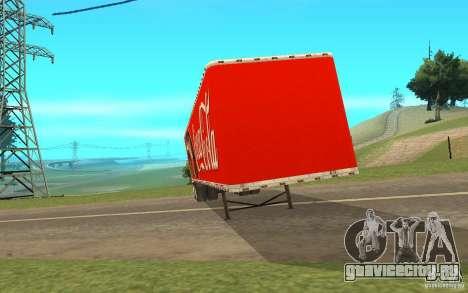 Полуприцеп к Peterbilt 379 Custom Coca Cola для GTA San Andreas