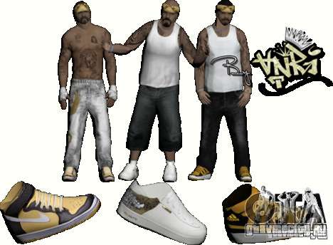 Skins Pack By AnRi для GTA San Andreas