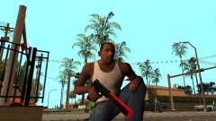 Red Chrome Weapon Pack для GTA San Andreas