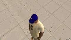 Кепка newyorkyankiys фиолетовая для GTA San Andreas