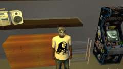 Футболка с Бобом Марли для GTA San Andreas